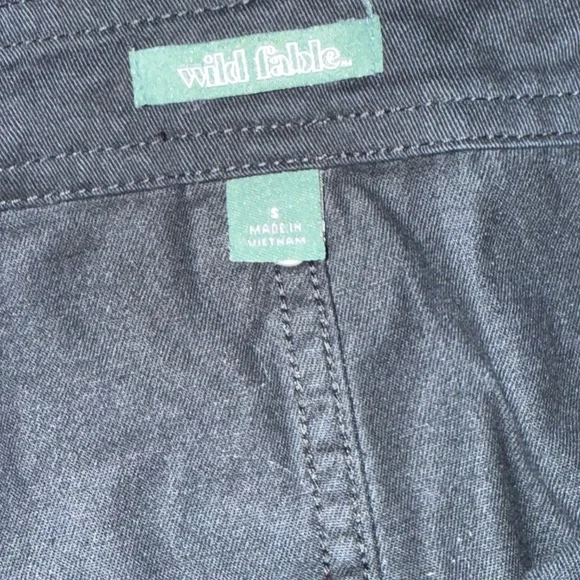 Wild Fable Charcoal Skirt with Front Detail - Picture 6 of 8